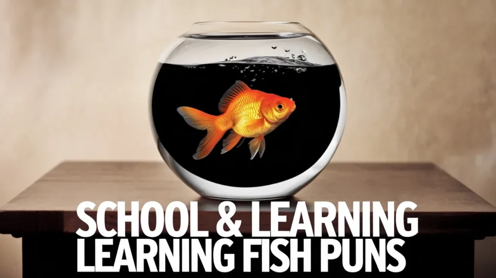School & Learning Fish Puns
