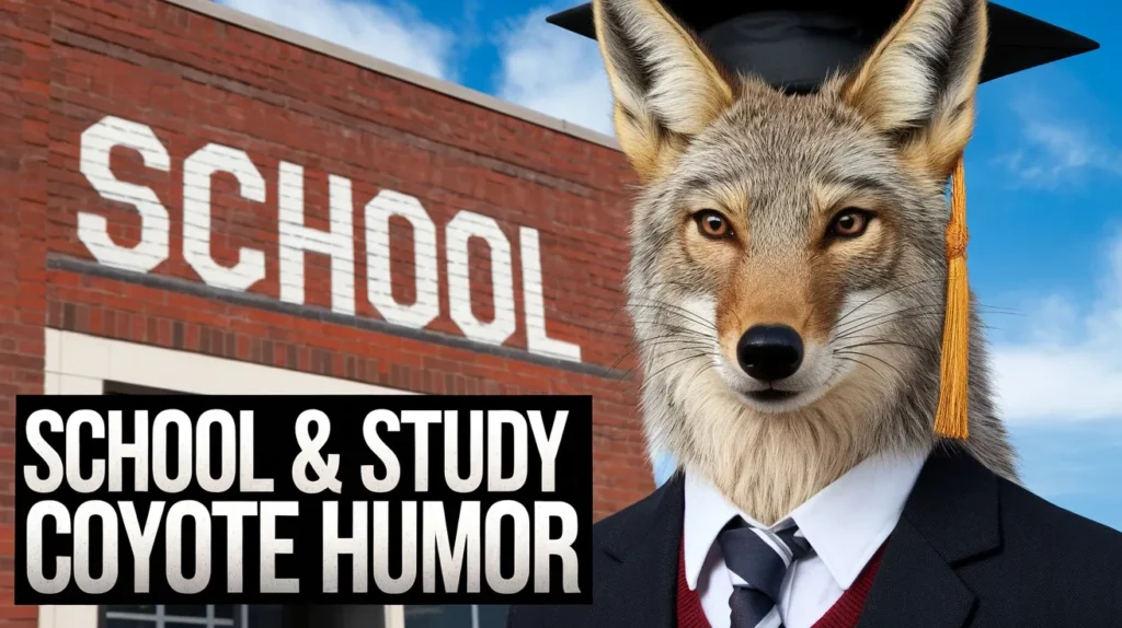 School & Study Coyote Humor