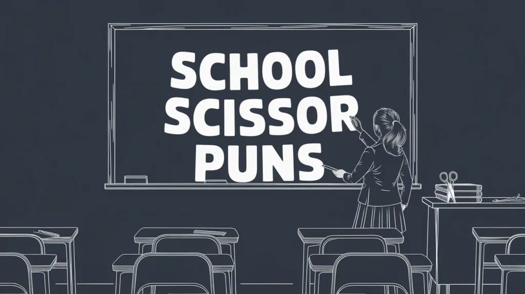 School Scissor Puns