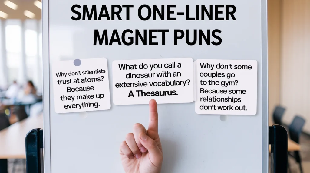 Smart One-Liner Magnet Puns