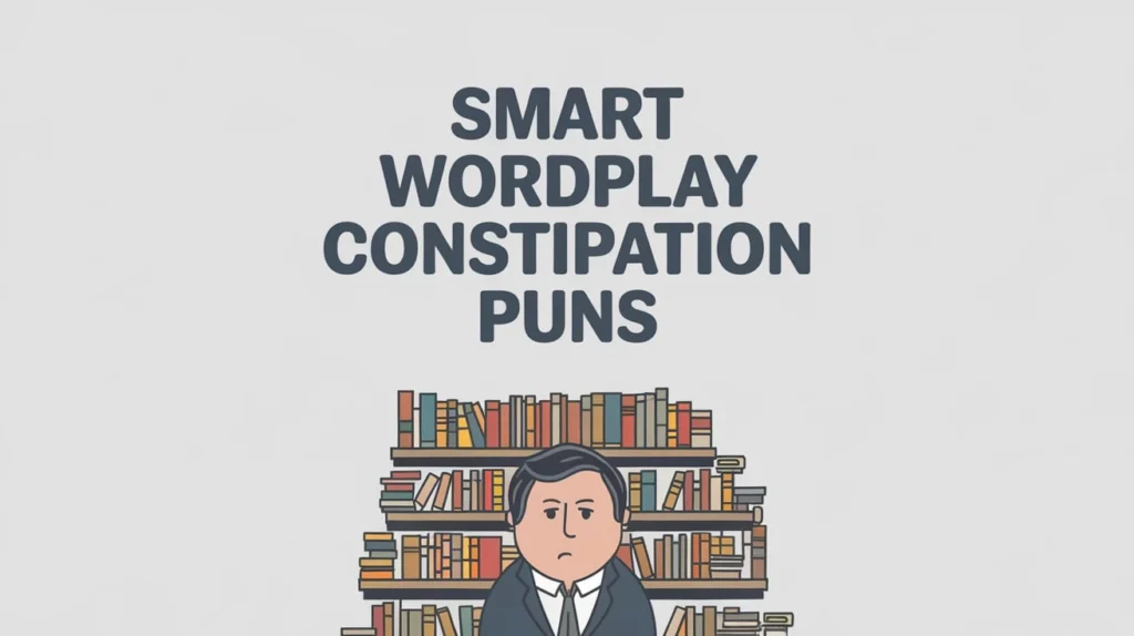 Smart Wordplay Constipation Puns