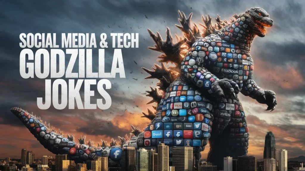 Social Media & Tech Godzilla Jokes