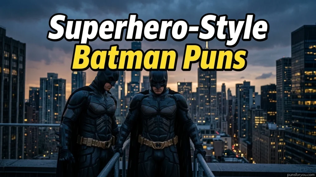 Superhero-Style Batman Puns