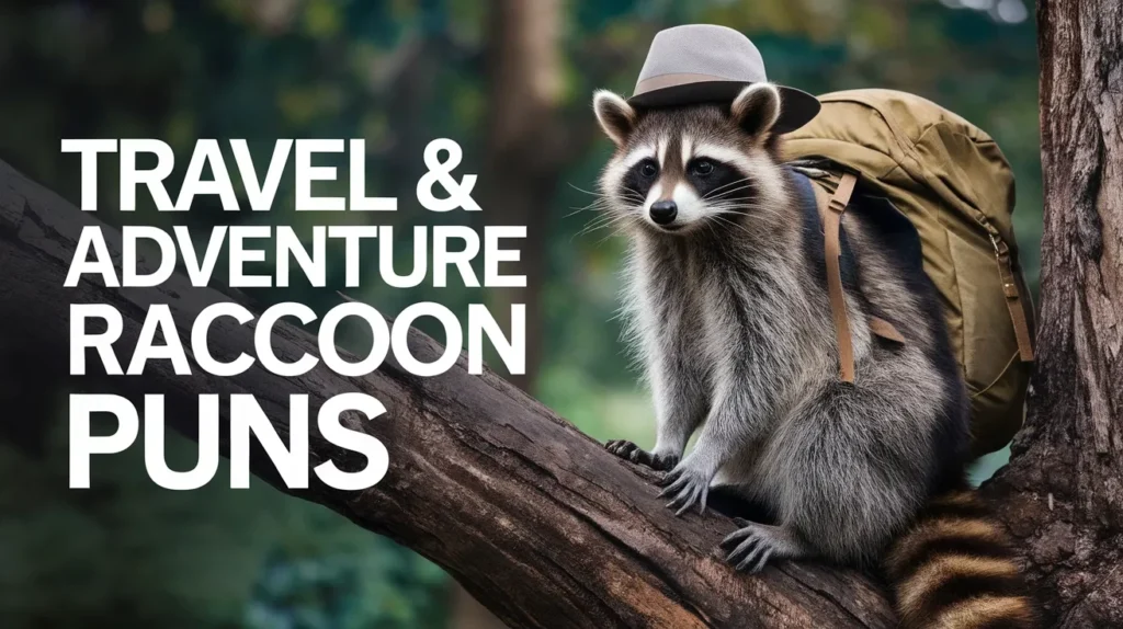 Travel & Adventure Raccoon Puns