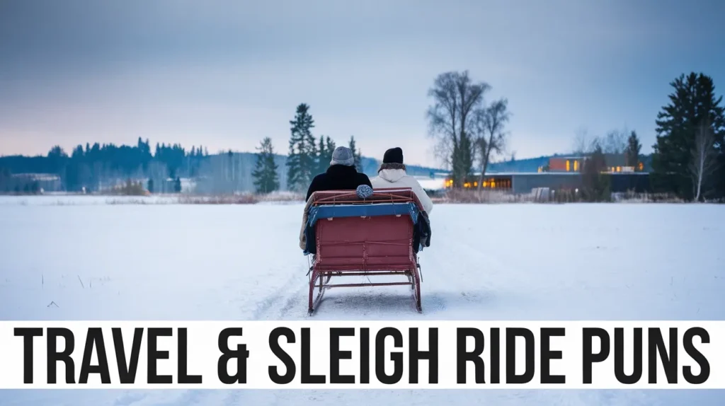 Travel & Sleigh Ride Puns