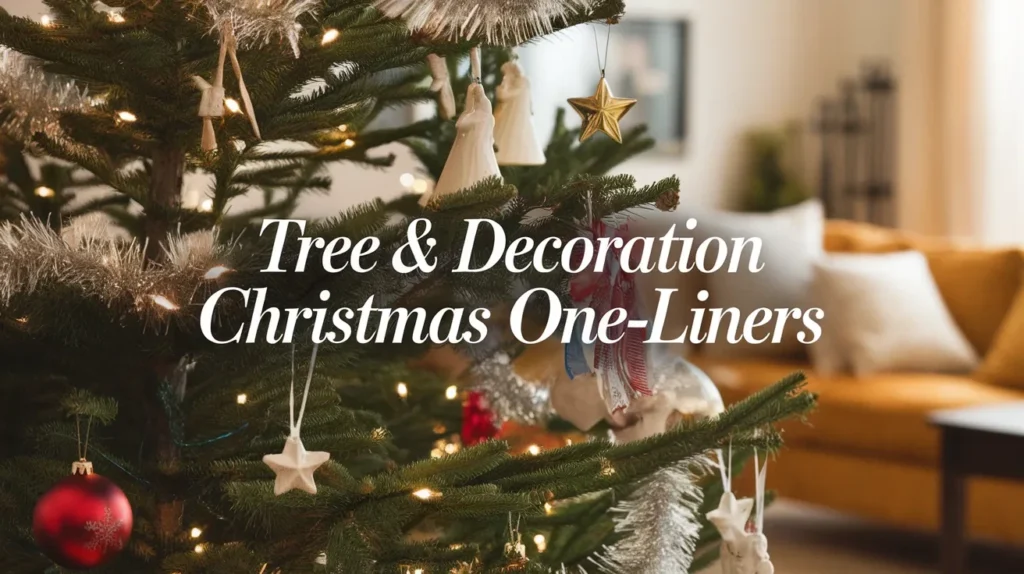 Tree & Decoration Christmas One-Liners