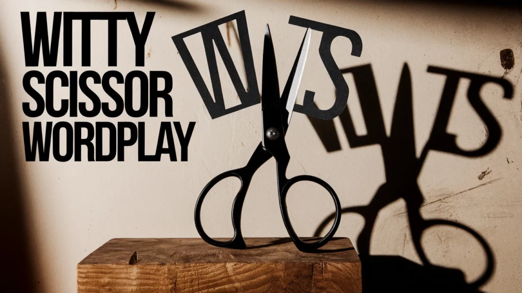 Witty Scissor Wordplay
