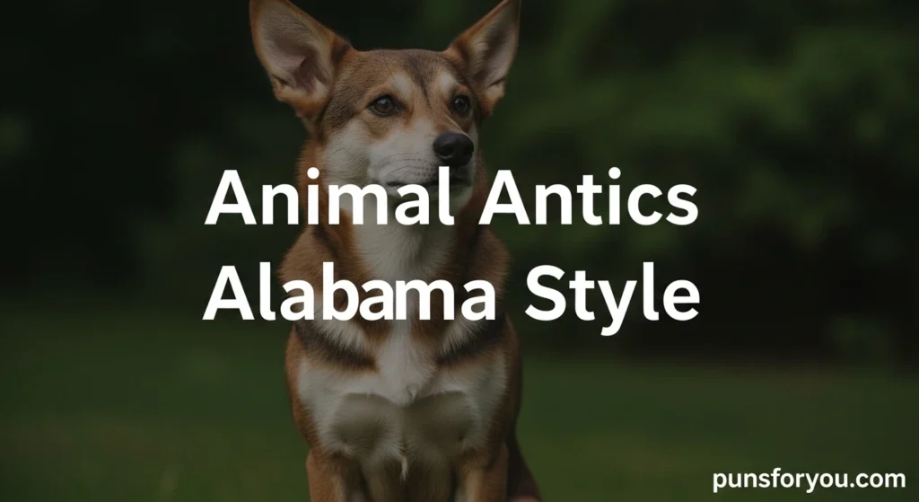 Animal Antics Alabama Style