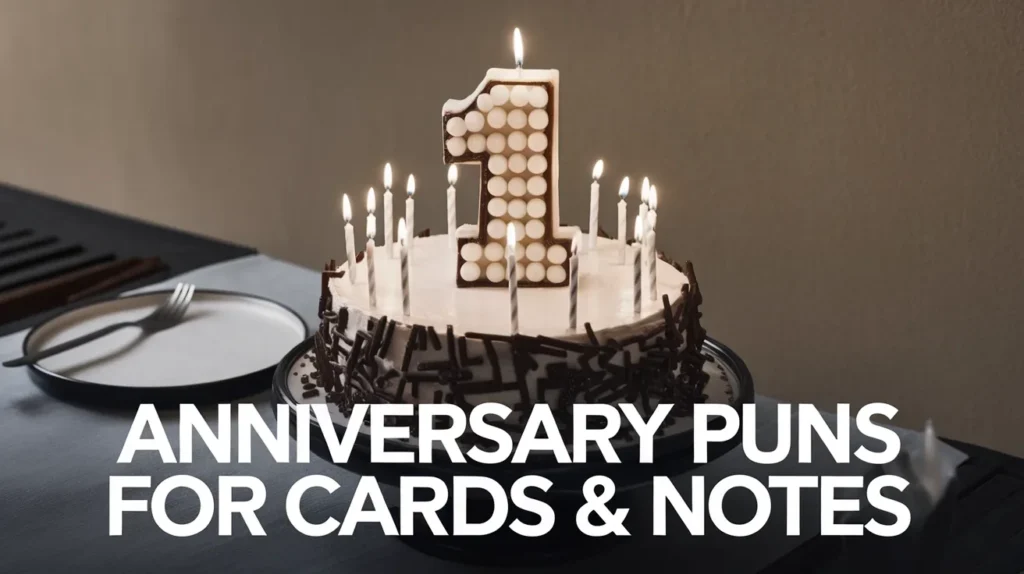 Anniversary Puns for Cards & Notes