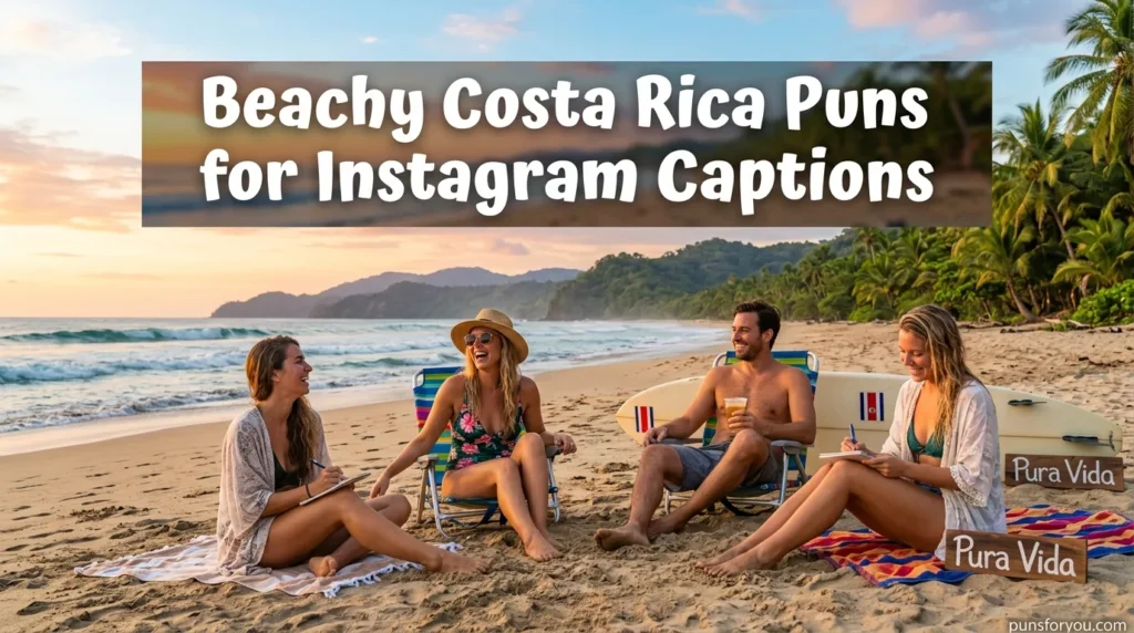 Beachy Costa Rica Puns for Instagram Captions