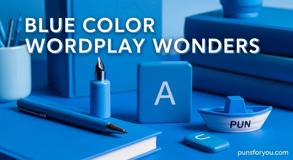 Blue Color Wordplay Wonders