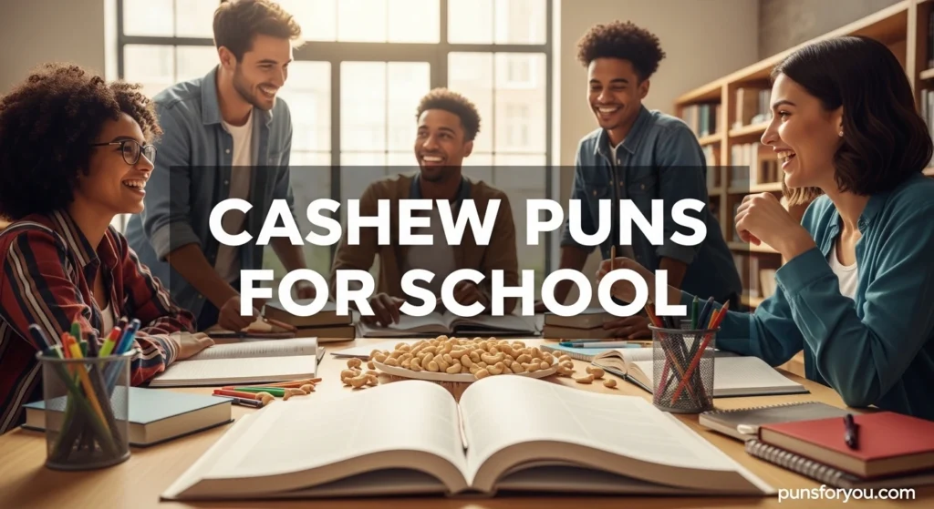 Cashew Puns for School