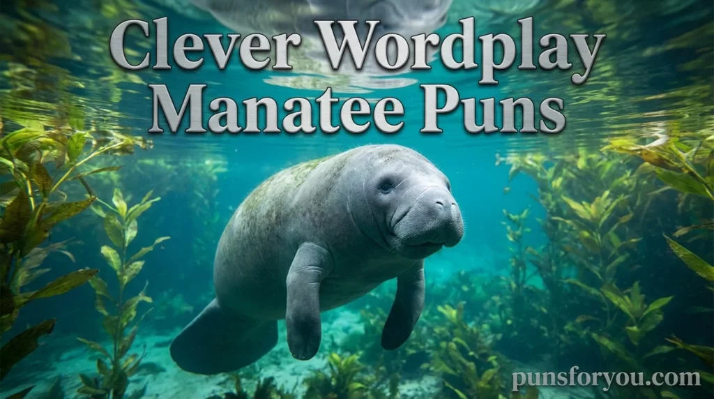 Clever Wordplay Manatee Puns