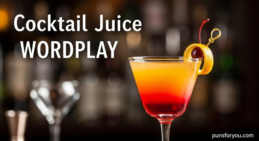 Cocktail Juice Wordplay