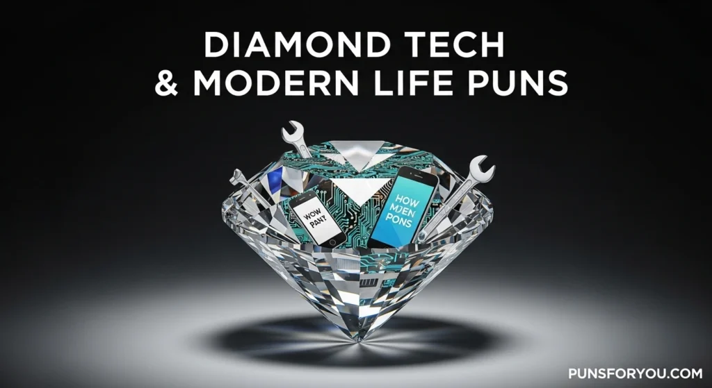 Diamond Tech & Modern Life Puns