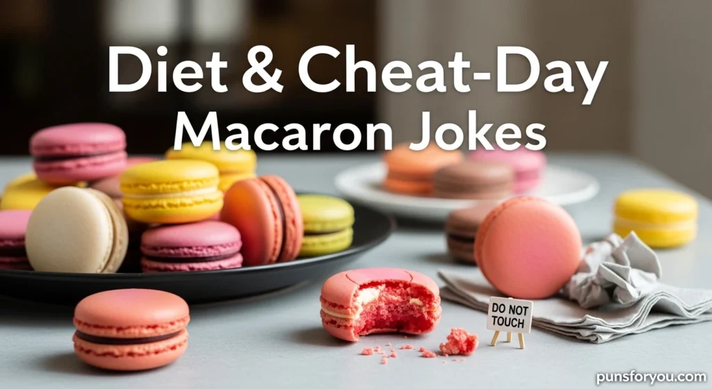 Diet & Cheat-Day Macaron Jokes