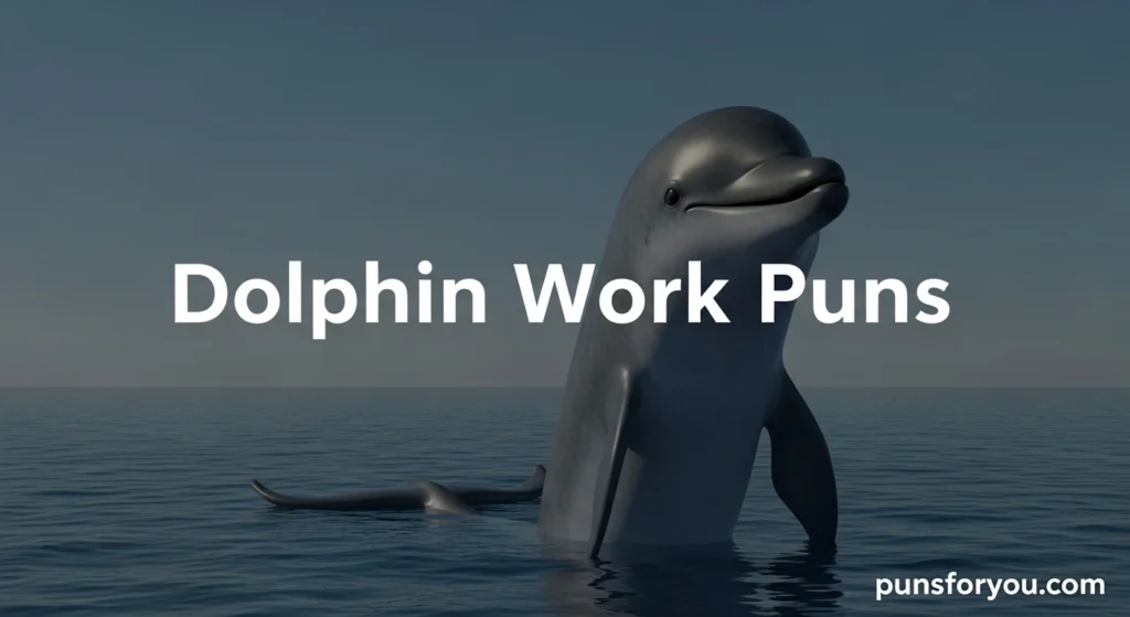 Dolphin Work Puns