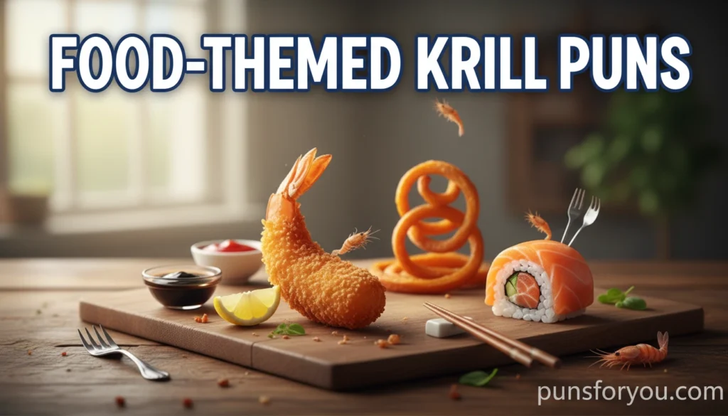 Food-Themed Krill Puns