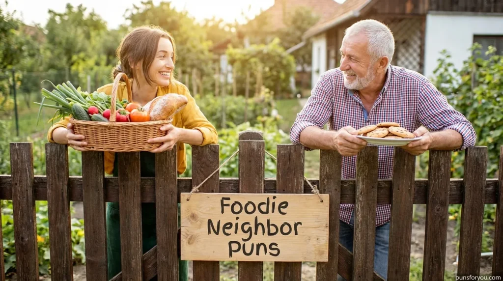Foodie Neighbor Puns