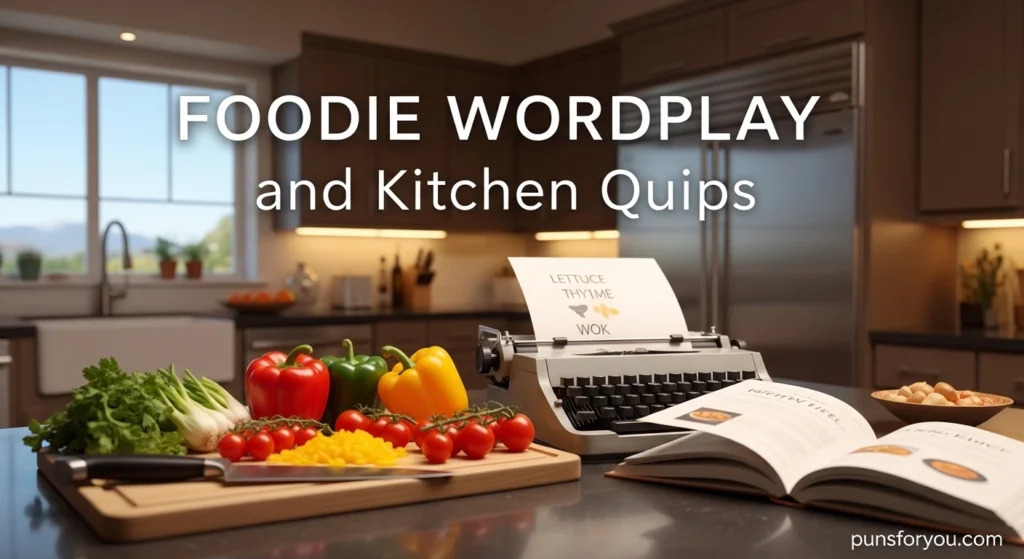 Foodie Wordplay and Kitchen Quips