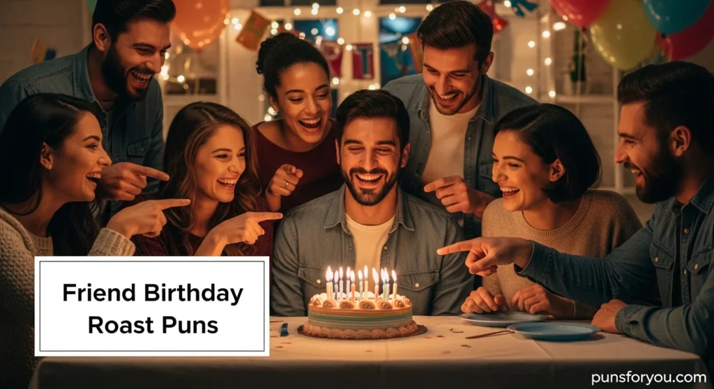 Friend Birthday Roast Puns