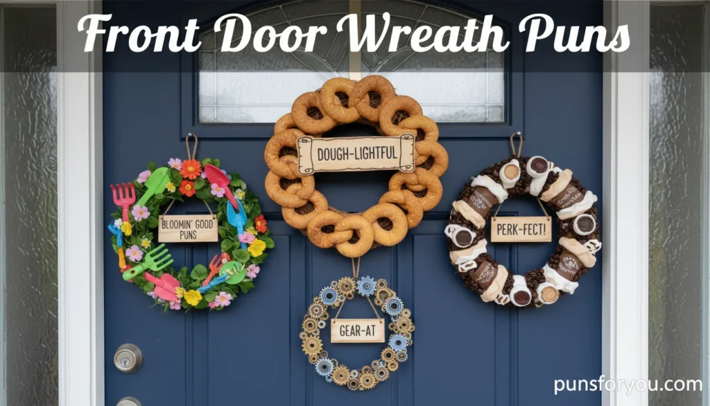 Front Door Wreath Puns