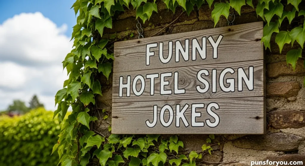 Funny Hotel Sign Jokes