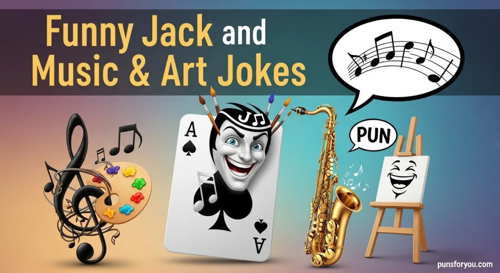 Funny Jack and Music & Art Jokes