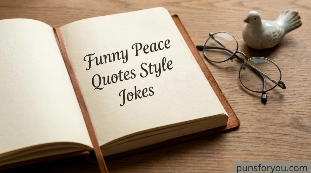 Funny Peace Quotes Style Jokes