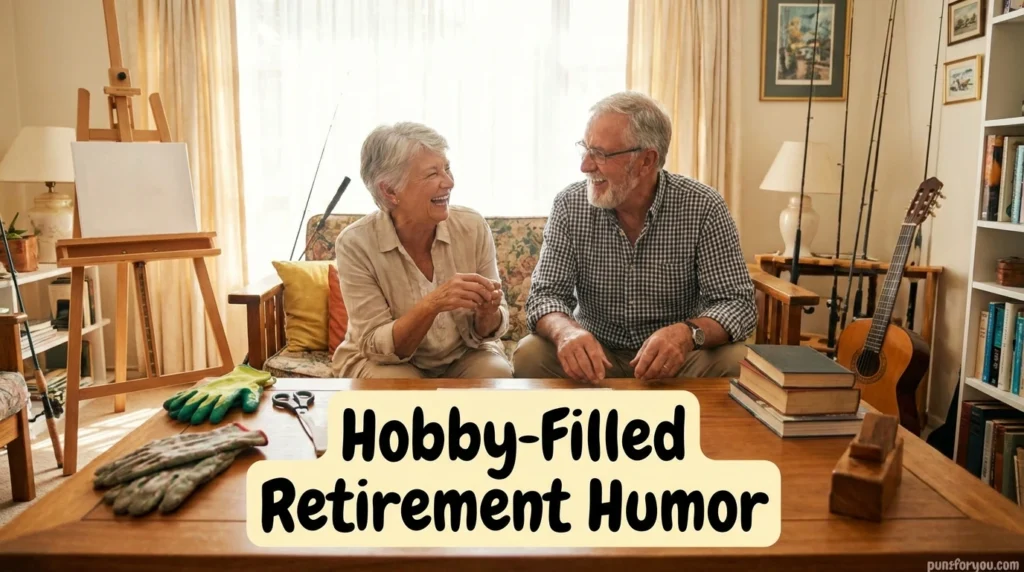 Hobby-Filled Retirement Humor