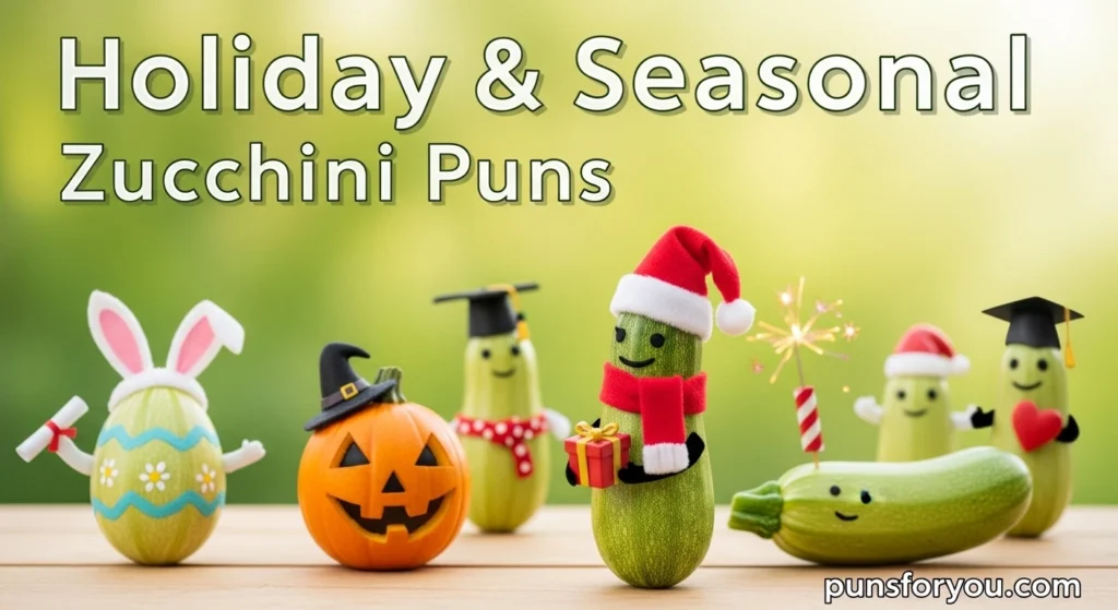 Holiday & Seasonal Zucchini Puns