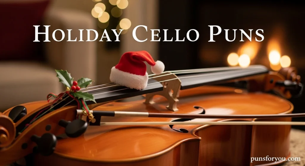 Holiday Cello Puns