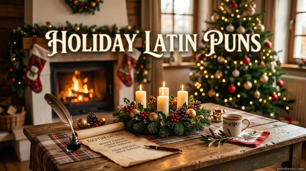 Holiday Latin Puns
