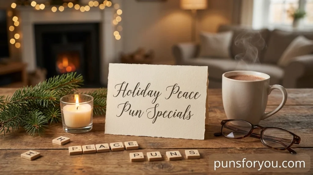 Holiday Peace Pun Specials