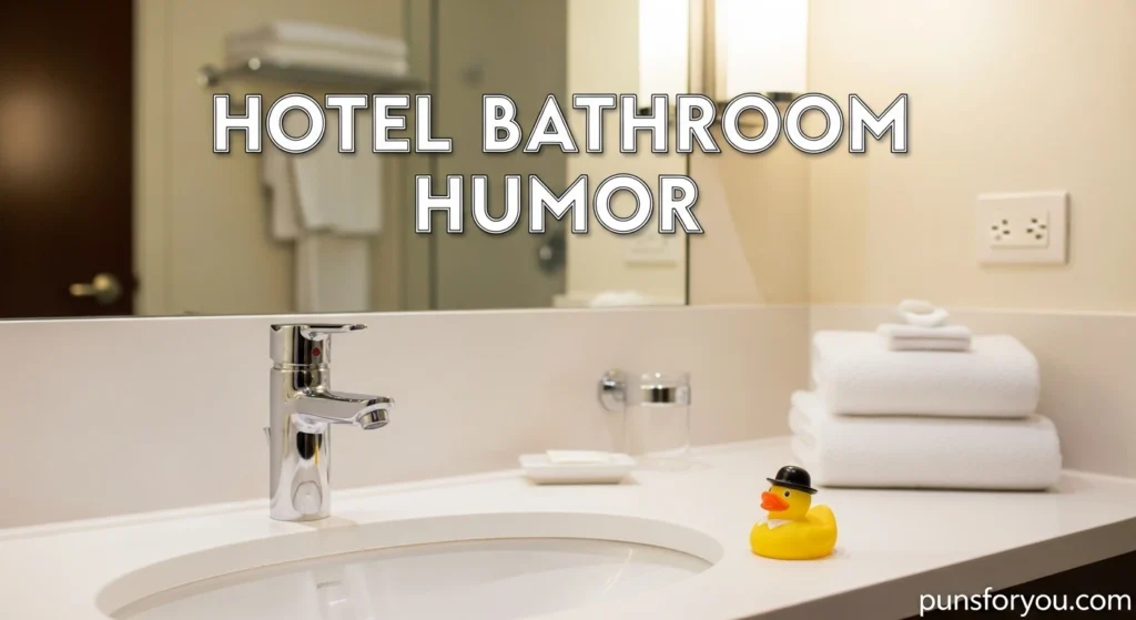 Hotel Bathroom Humor