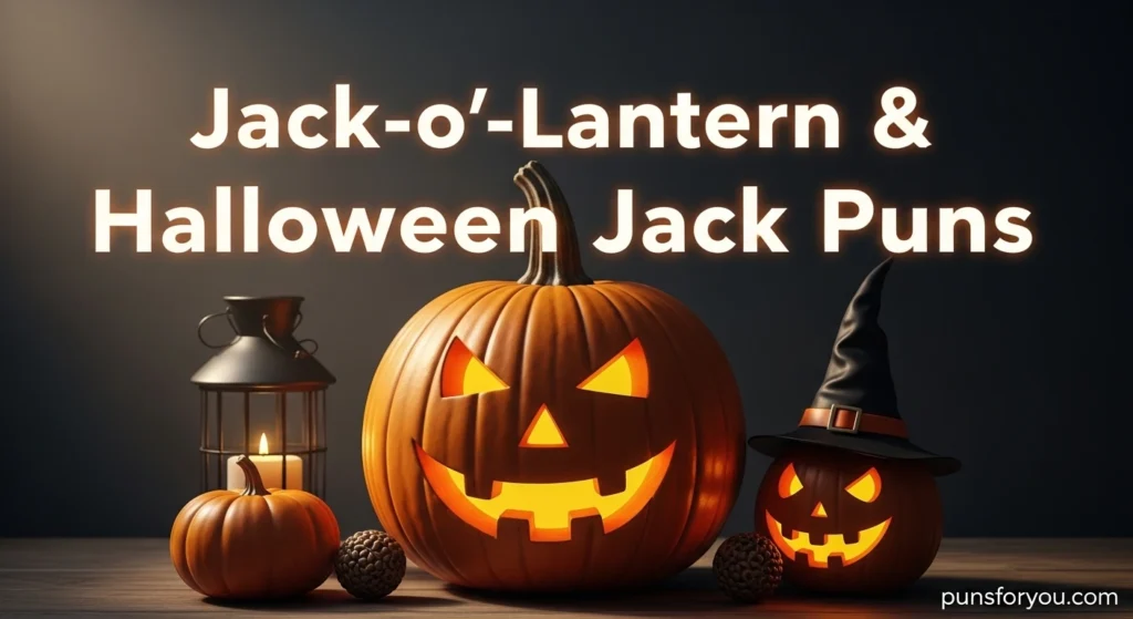 Jack-o’-Lantern & Halloween Jack Puns