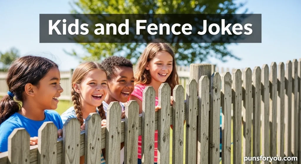 Kids and Fence Jokes