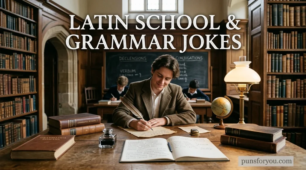 Latin School & Grammar Jokes