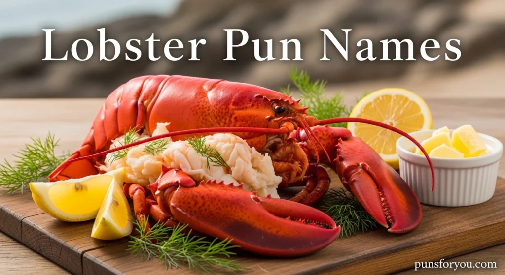 Lobster Pun Names