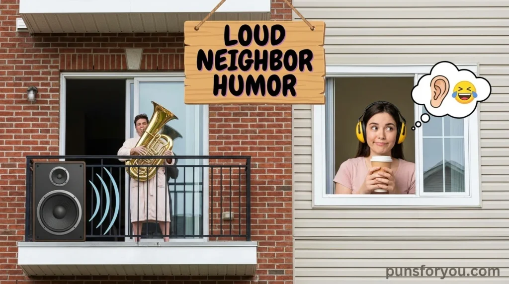 Loud Neighbor Humor