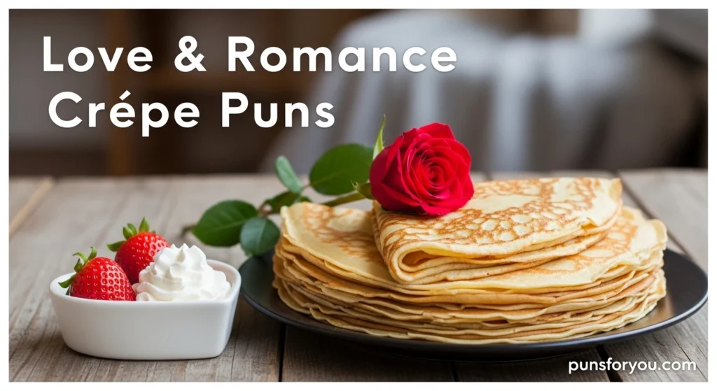 Love & Romance Crepe Puns