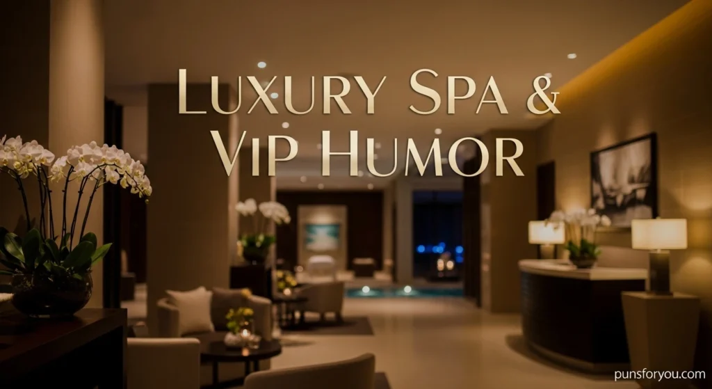 Luxury Spa & VIP Humor