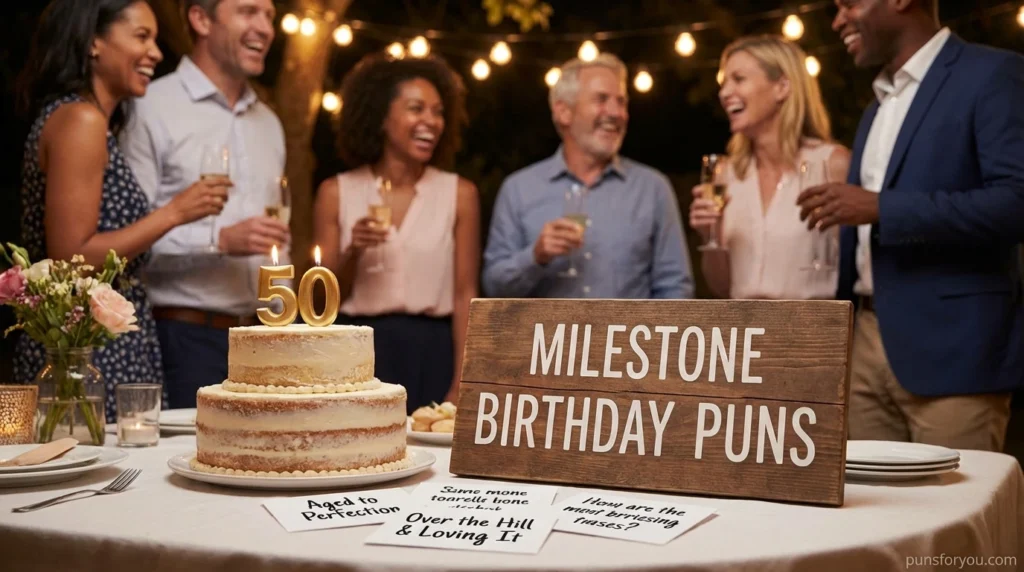 Milestone Birthday Puns