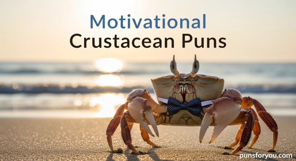 Motivational Crustacean Puns