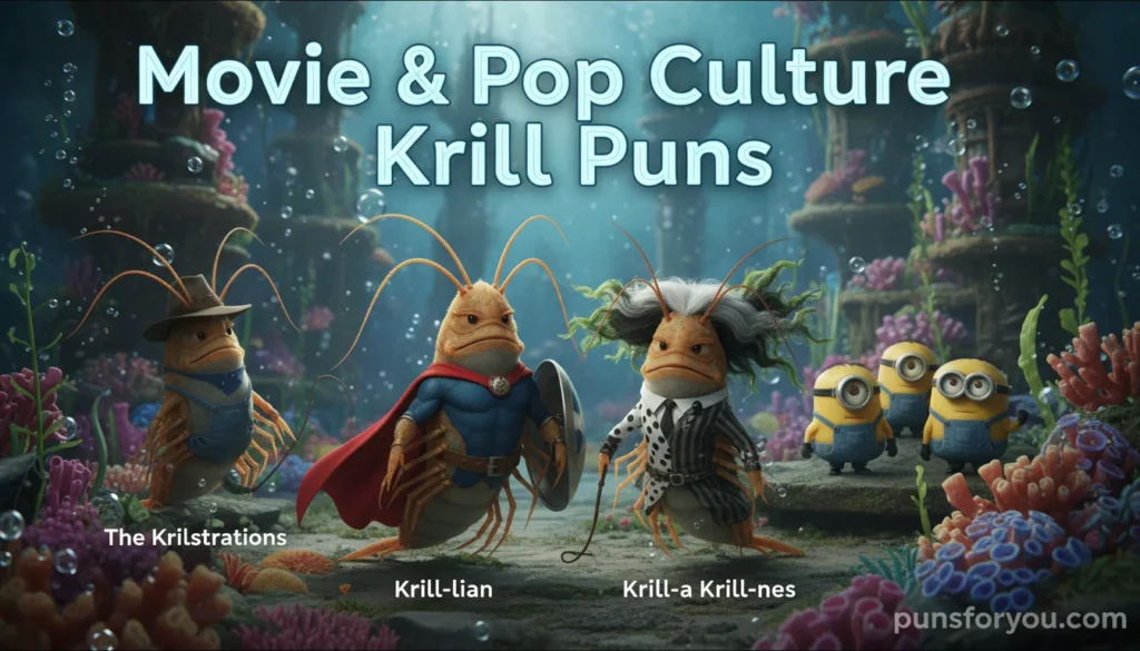 Movie & Pop Culture Krill Puns