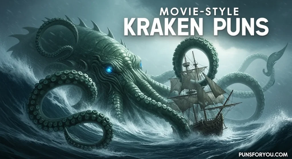 Movie-Style Kraken Puns