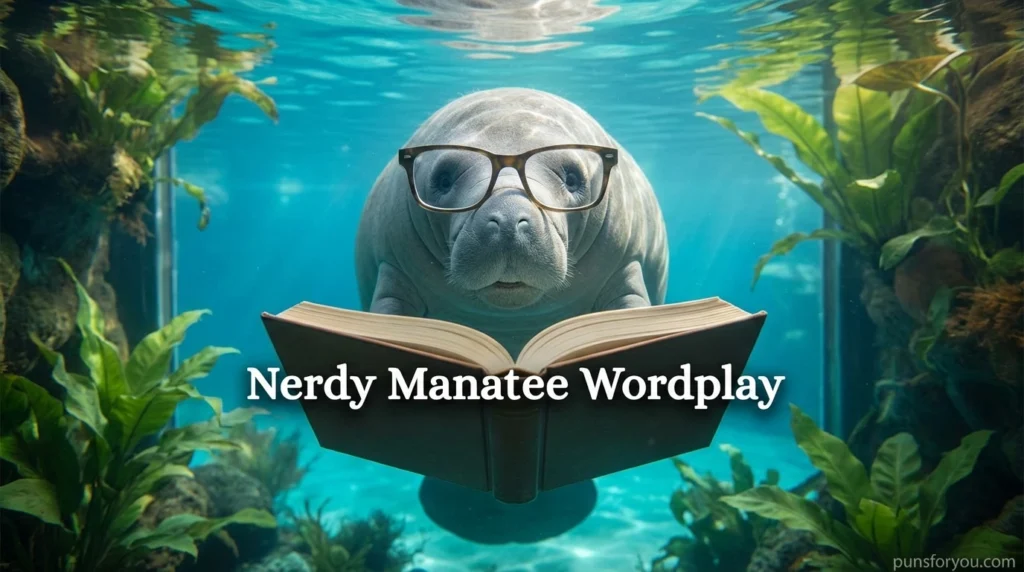 Nerdy Manatee Wordplay