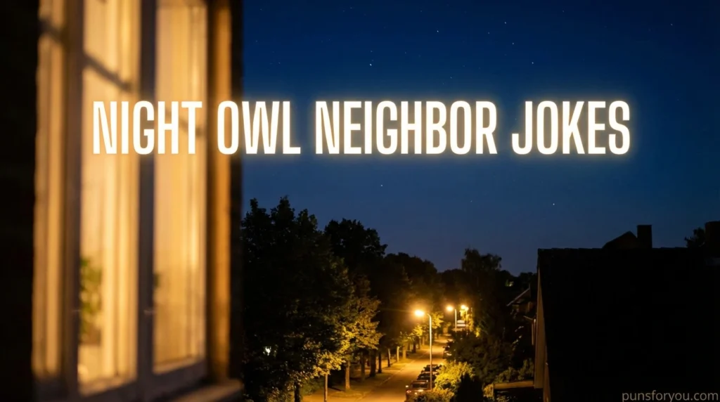 Night Owl Neighbor Jokes