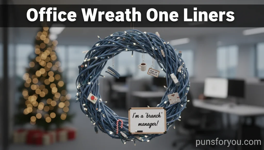 Office Wreath One Liners
