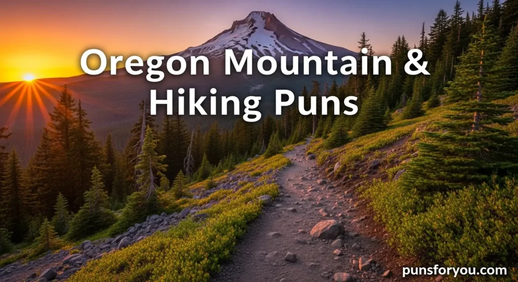 Oregon Mountain & Hiking Puns
